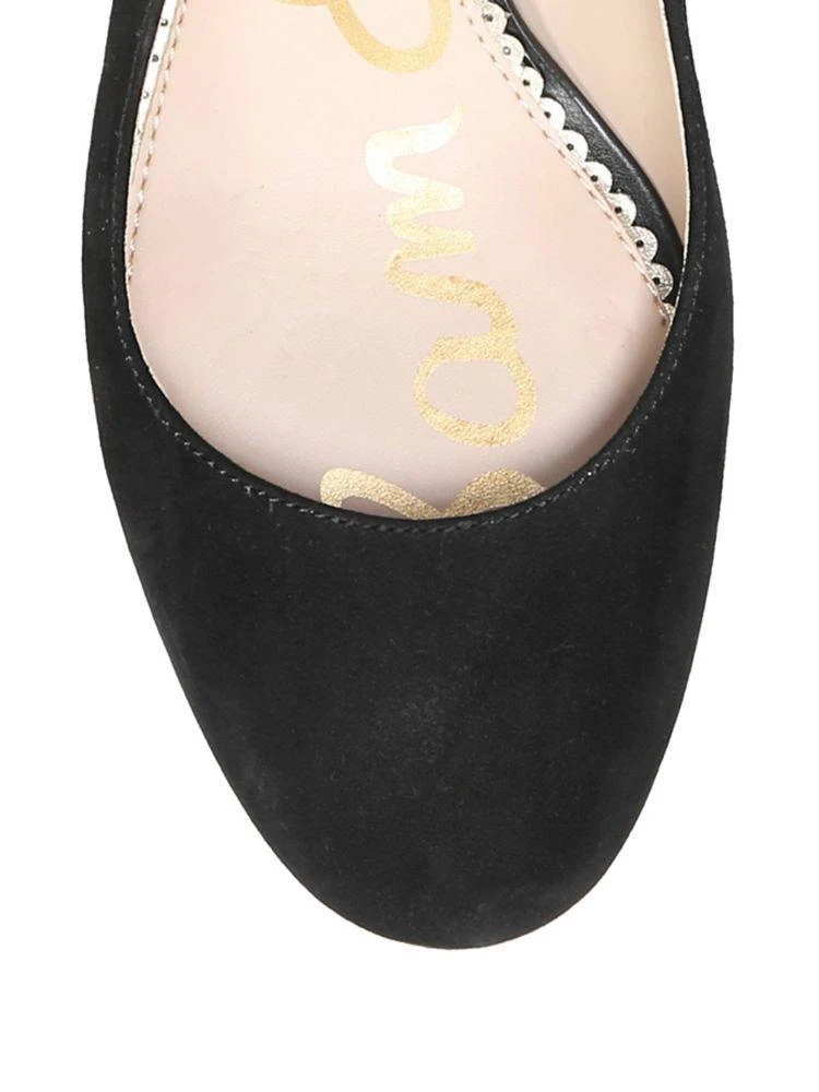 商品Sam Edelman|Junie Block Heel Suede Pumps,价格¥544,第4张图片详细描述