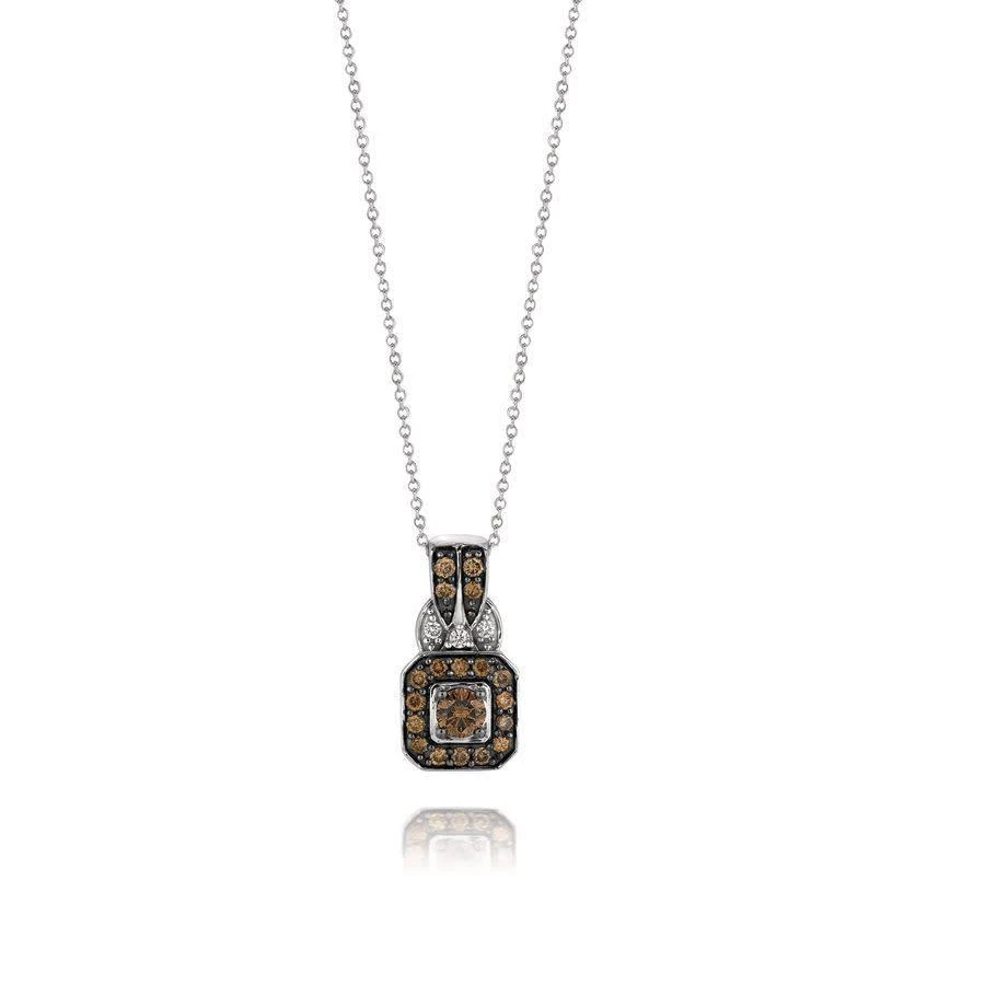 商品Le Vian|Ladies' Chocolate Diamonds Fashion Pendant in 14k Vanilla Gold,价格¥4574,第1张图片