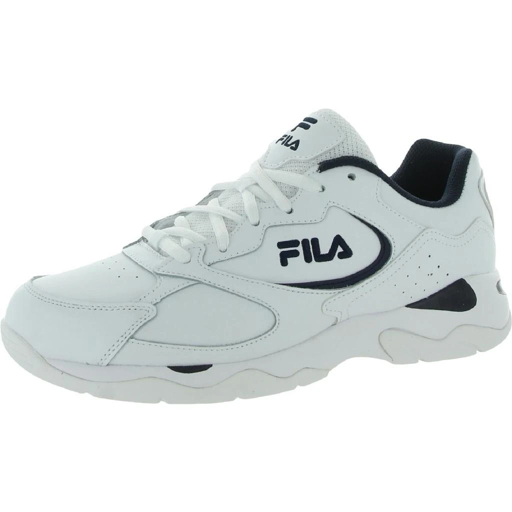 商品Fila|Fila Mens Tri Runner Leather Lace Up Casual and Fashion Sneakers,价格¥195,第2张图片详细描述