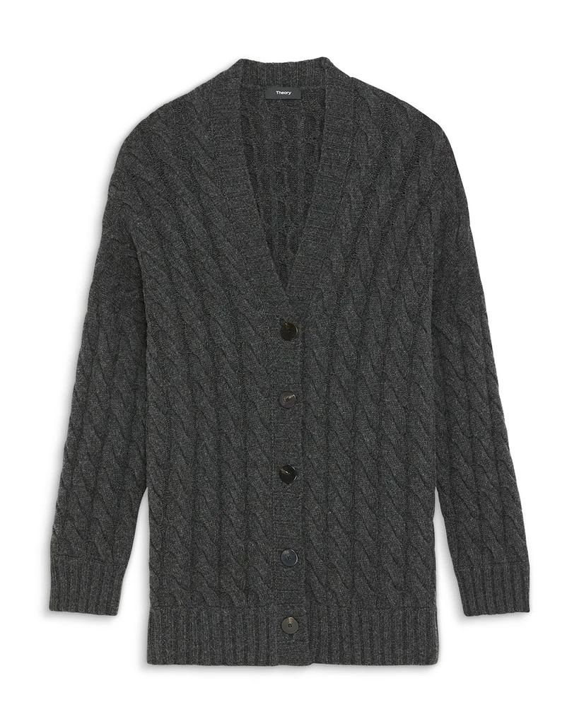 Felted Cable Knit Long Cardigan 商品