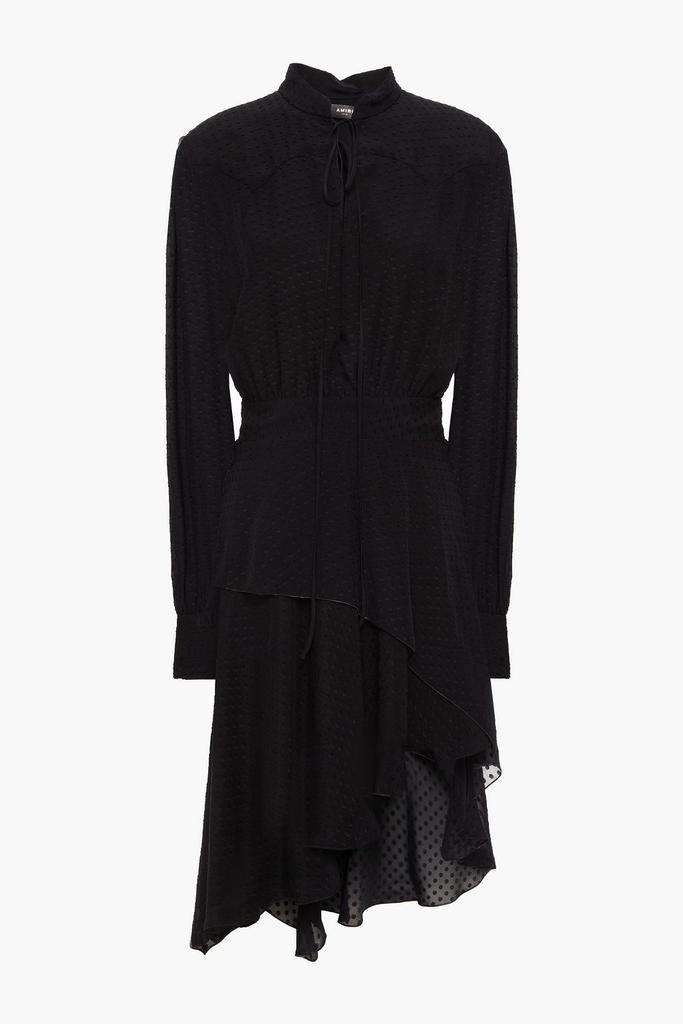 商品AMIRI|Asymmetric fil coupé silk mini dress,价格¥3934,第1张图片