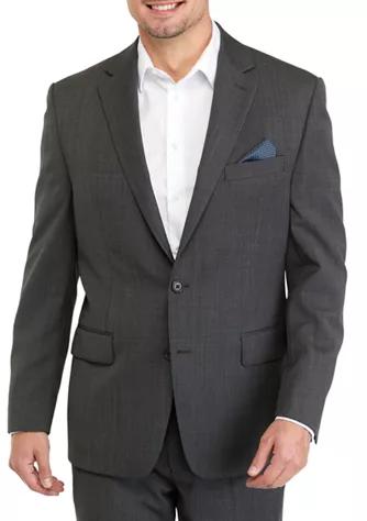 Single Breasted Gray Ticweave Sportcoat商品第1张图片规格展示