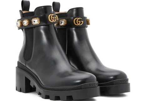 商品Gucci|Gemstone Chelsea boots,价格¥8266,第2张图片详细描述