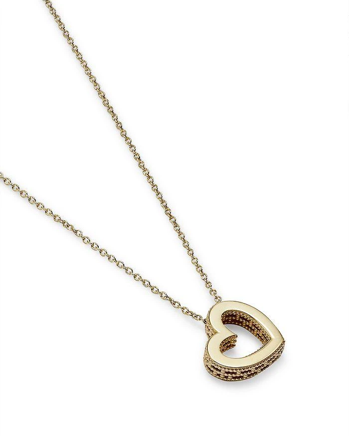 商品Bloomingdale's|Open Heart Pendant Necklace in 14K Yellow Gold, 18" - Exclusive,价格¥5206,第4张图片详细描述