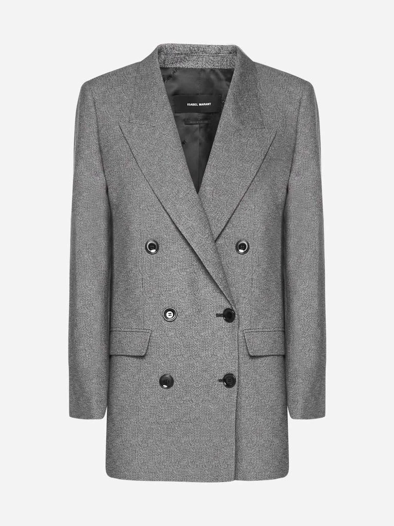 商品Isabel Marant|Nevim viscose and cotton blazer,价格¥4878,第1张图片