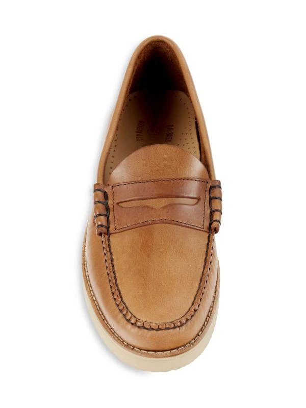 商品G.H. Bass|Clayton Leather Penny Loafers,价格¥574,第5张图片详细描述