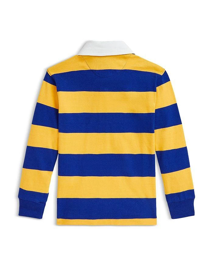 商品Ralph Lauren|Boys' Polo Bear Cotton Jersey Rugby Shirt - Big Kid,价格¥316,第2张图片详细描述