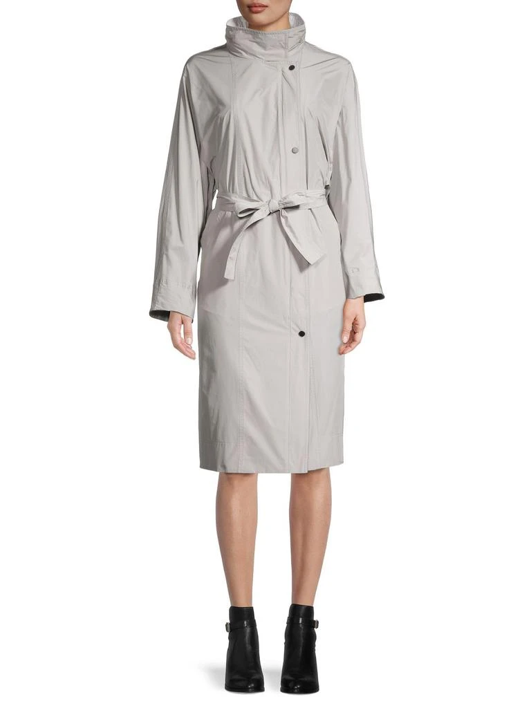 商品Brunello Cucinelli|Funnelneck Belted Raincoat,价格¥7884,第1张图片