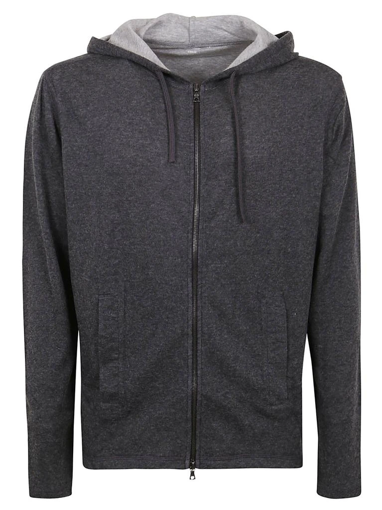 商品MAJESTIC FILATURES|Majestic filatures men's grey cotton sweatshirt,价格¥3118,第1张图片