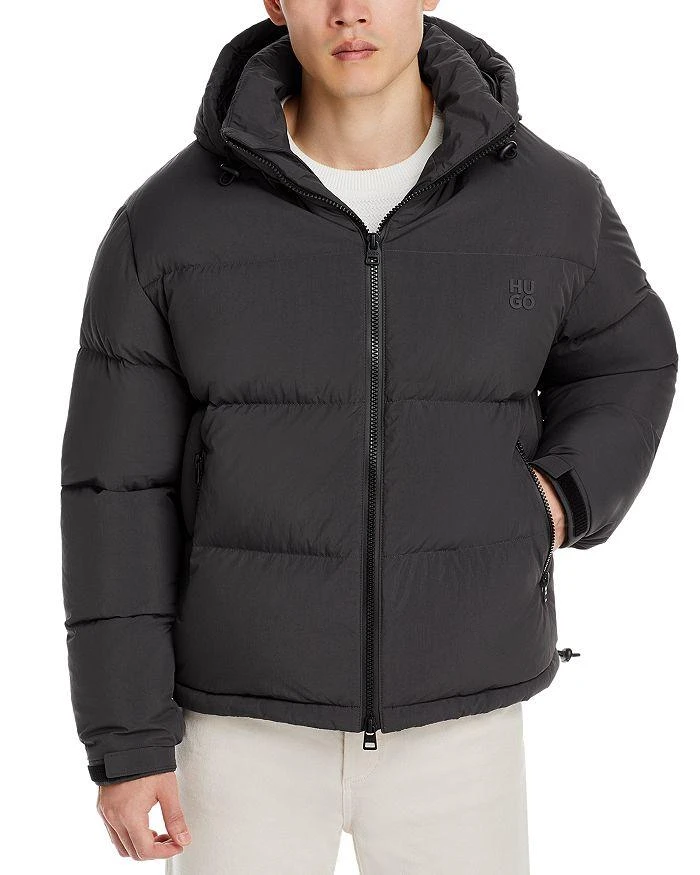 商品Hugo Boss|Bironto Hooded Water Repellent Down Puffer Jacket,价格¥1693,第4张图片详细描述