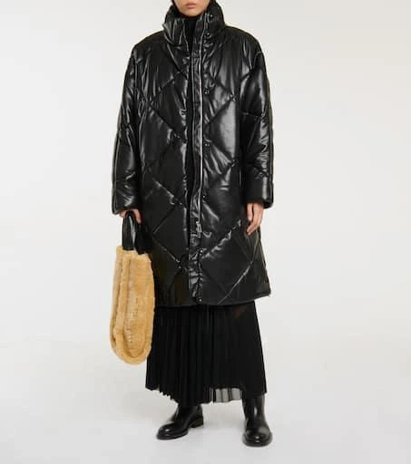 商品STAND STUDIO|Anissa绗缝人造皮革大衣,价格¥2881,第2张图片详细描述