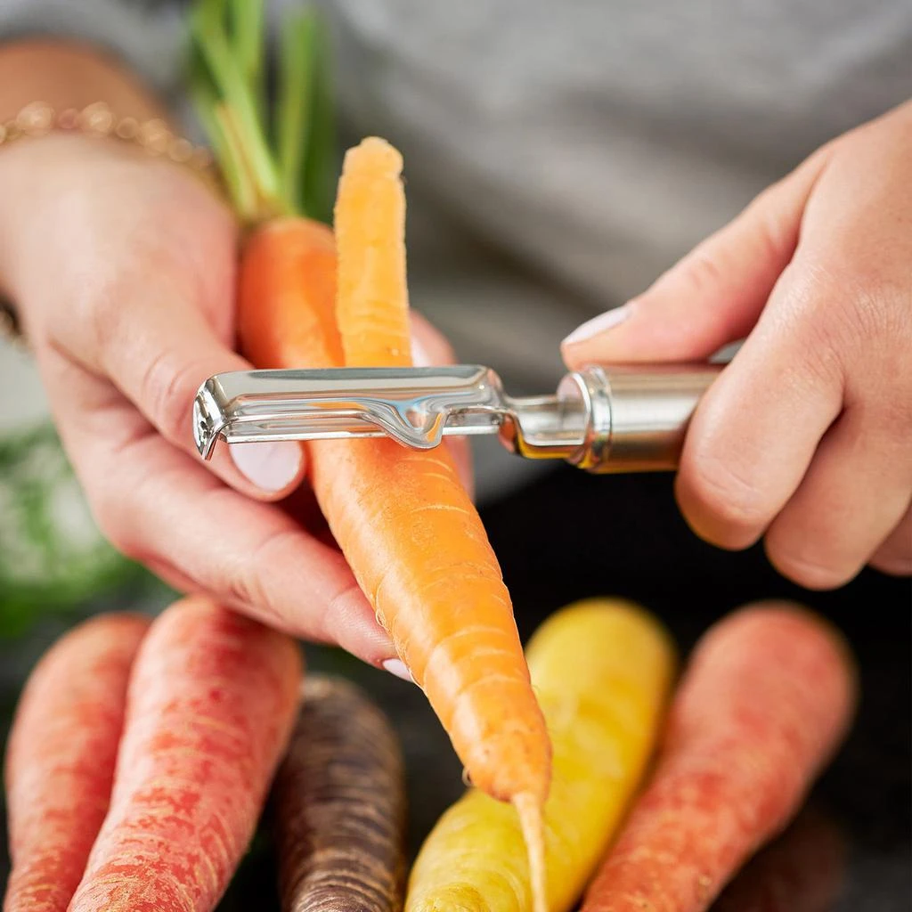 商品Rosle|Stainless Steel Left Handed Swivel Vegetable Peeler, 7.5-Inch,价格¥224,第2张图片详细描述