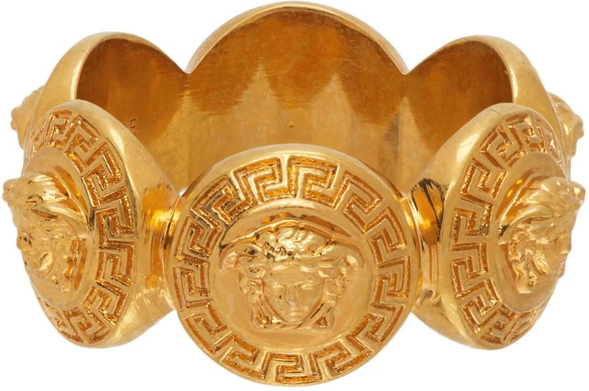商品Versace|Gold Tribute Medusa Ring,价格¥1644,第5张图片详细描述