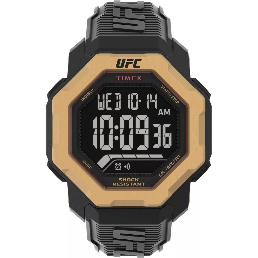 商品Timex|Timex Men's Watch - UFC Knockout Chrono Digital Dial Black Resin Strap | TW2V89000,价格¥461,第1张图片