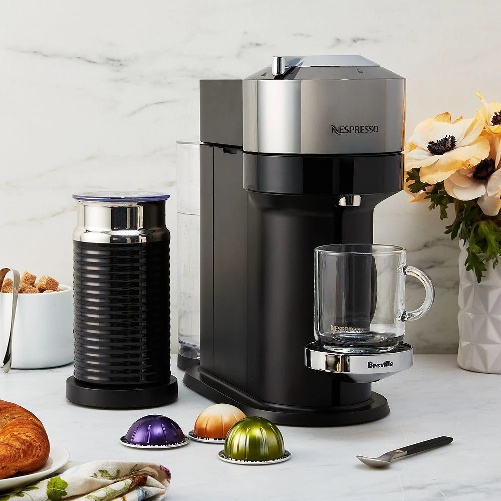 Vertuo Next Deluxe by Breville with Aeroccino Milk Frother, Dark Chrome 商品
