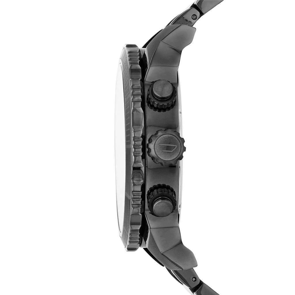 商品Diesel|Diesel Men's Double Down Chrono 2.0 Chronograph, Gunmetal Stainless Steel Watch,价格¥989,第2张图片详细描述