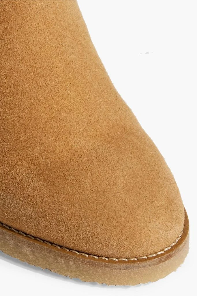 商品Isabel Marant|Takita 90 shearling-lined suede wedge mules,价格¥742,第4张图片详细描述