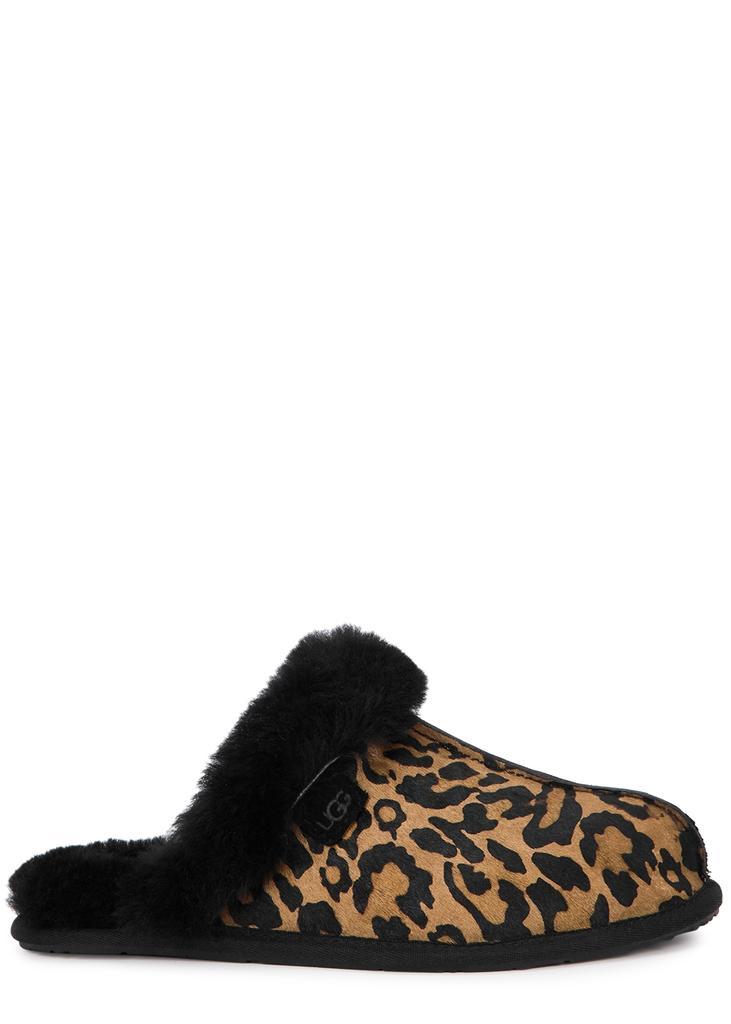 商品UGG|Scuffette II panther-print calf hair slippers,价格¥823,第1张图片