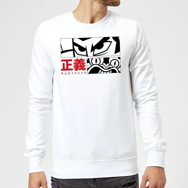 商品Original Hero|Samurai Jack Arch Nemesis Sweatshirt - White,价格¥253,第1张图片