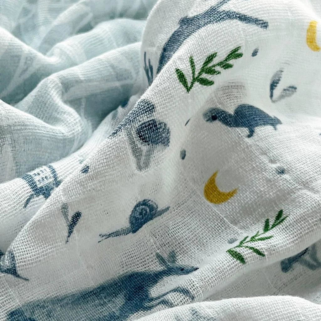 商品aden + anais|aden + anais GOTS Organic Classic Muslin Squares - Outdoors (3 Pack),价格¥149,第4张图片详细描述