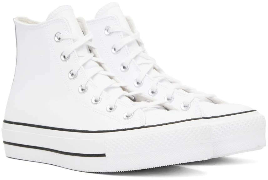 商品Converse|白色 Chuck Taylor All Star Lift 高帮运动鞋,价格¥876,第4张图片详细描述