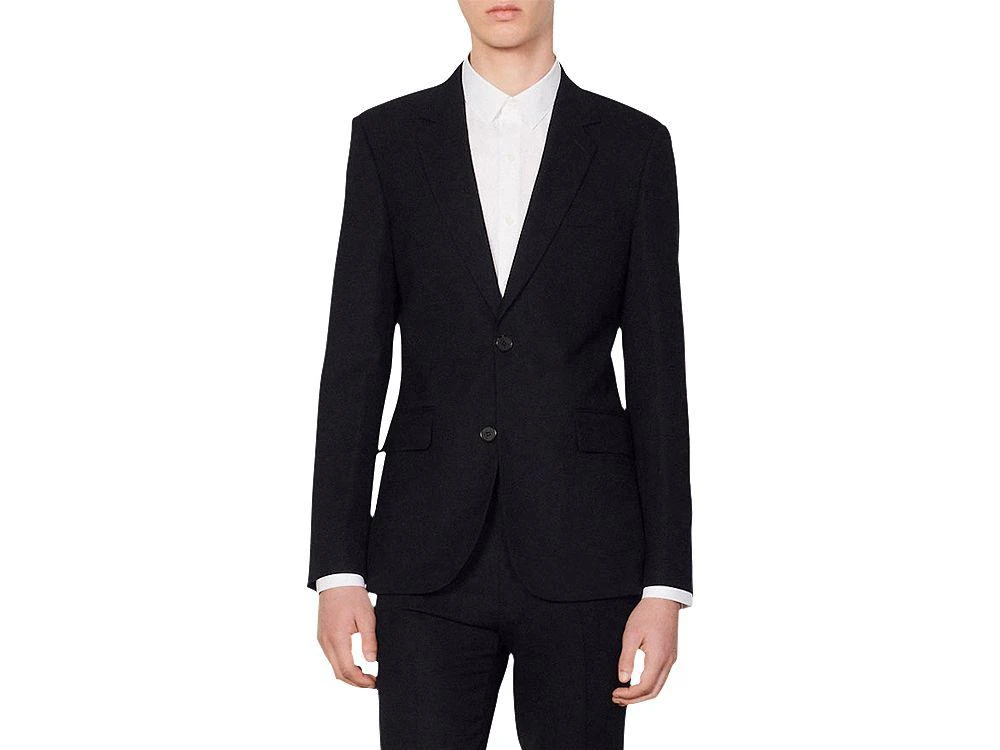 商品Sandro|Legacy Navy Suit Jacket,价格¥5268,第1张图片