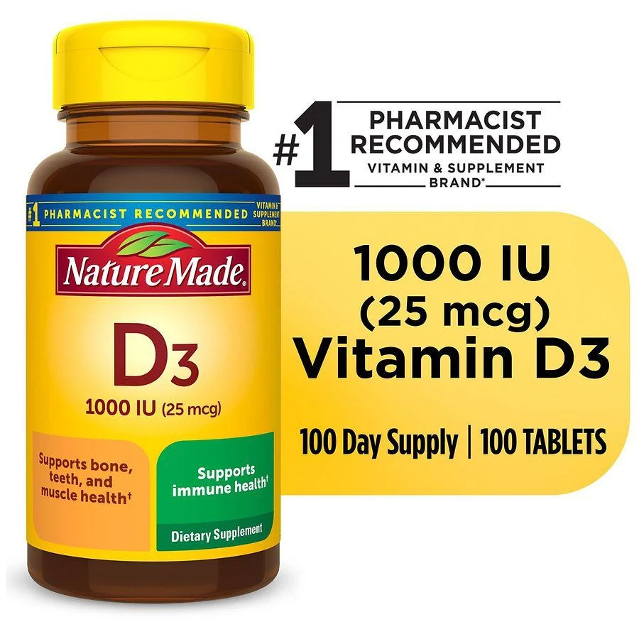 Vitamin D3 1000 IU (25 mcg) Tablets 商品