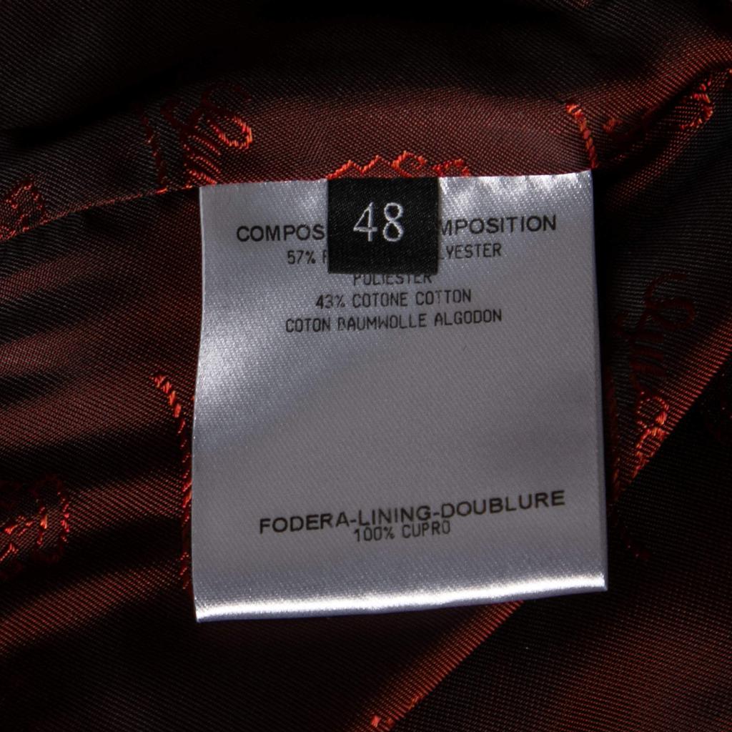 Gucci Red Synthetic Web Line Safari Coat L商品第5张图片规格展示