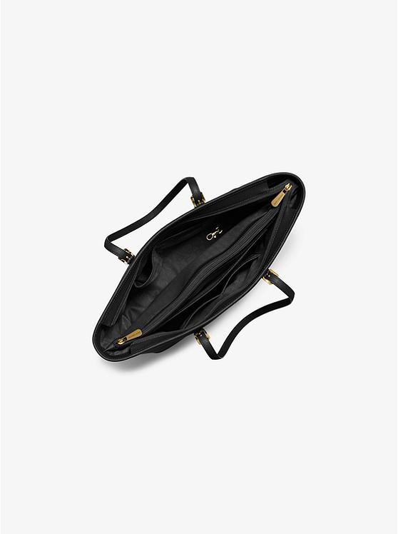 Jet Set Medium Saffiano Leather Top-Zip Tote Bag商品第2张图片规格展示