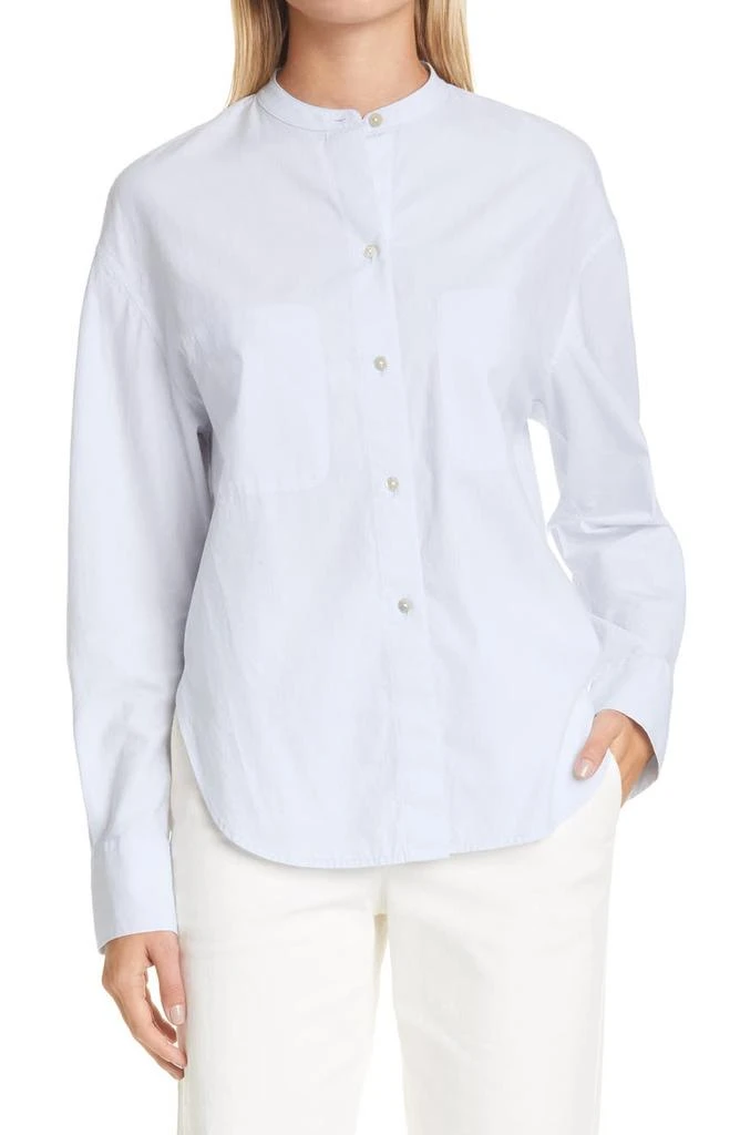 商品Vince|Cotton & Silk Long Sleeve Button-Up Shirt,价格¥581,第1张图片