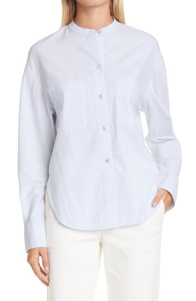 商品Vince|Cotton & Silk Long Sleeve Button-Up Shirt,价格¥577,第1张图片