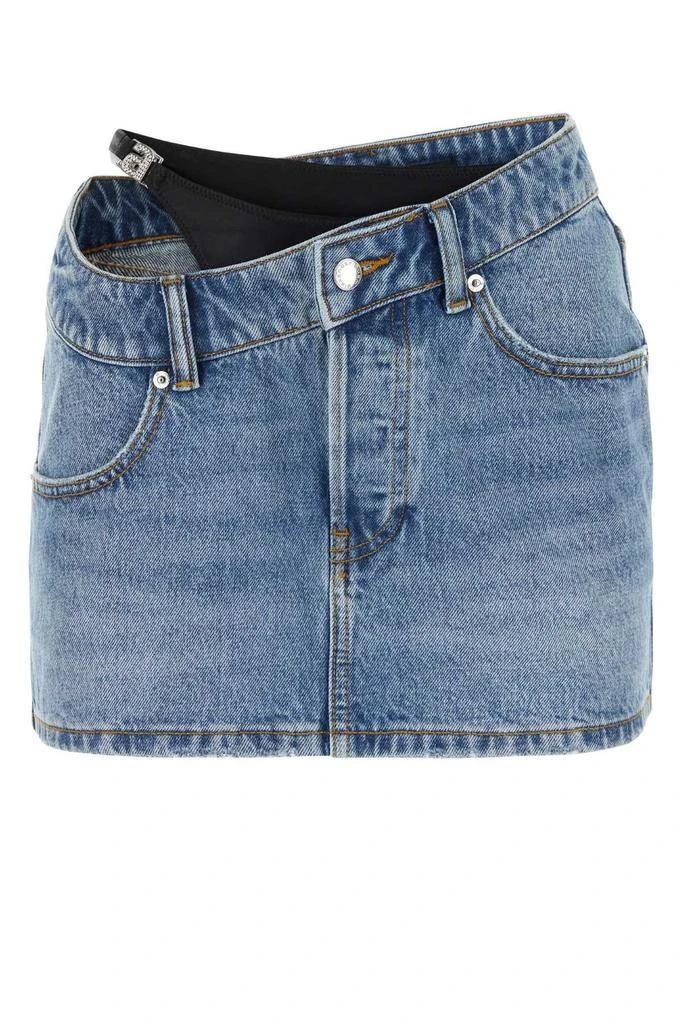 商品Alexander Wang|Alexander Wang Asymmetric Bikini Layer Mini Denim Skirt,价格¥1962,第1张图片