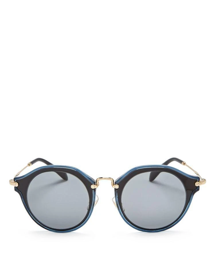 商品Miu Miu|Round Sunglasses, 53mm,价格¥3997,第1张图片