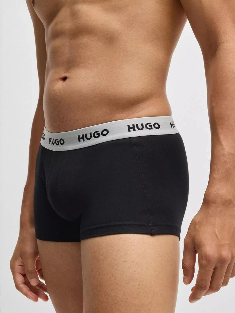 商品Hugo Boss|Three-Pack of Stretch-Cotton Trunks,价格¥336,第4张图片详细描述