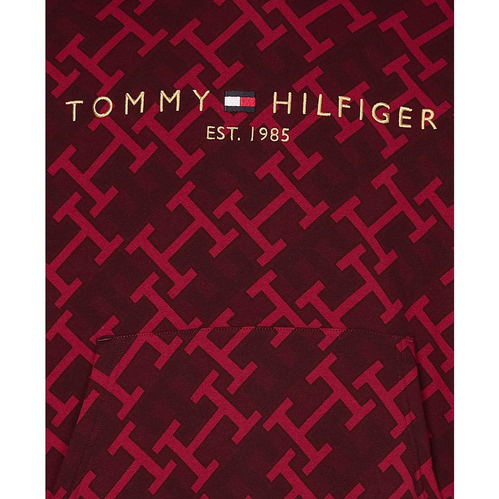 商品Tommy Hilfiger|Men's All-over Monogram Logo Hooded Sweatshirt,价格¥717,第7张图片详细描述