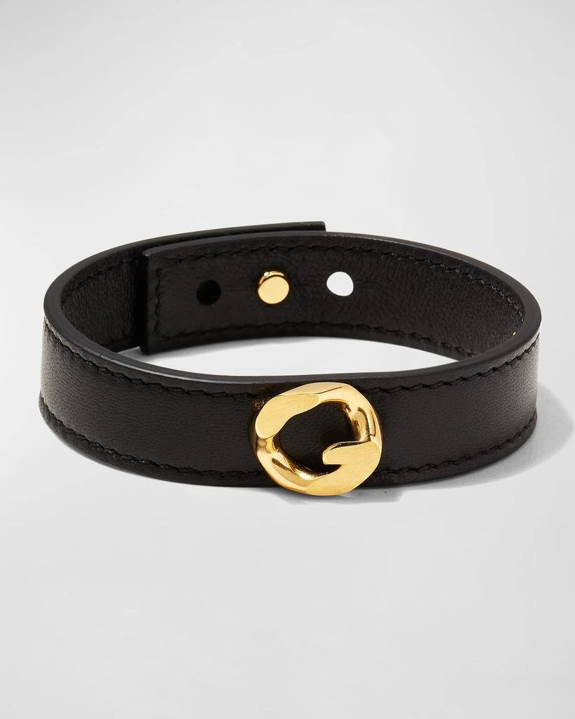 商品Givenchy|Men's G-Chain Golden Leather Bracelet,价格¥2478,第1张图片