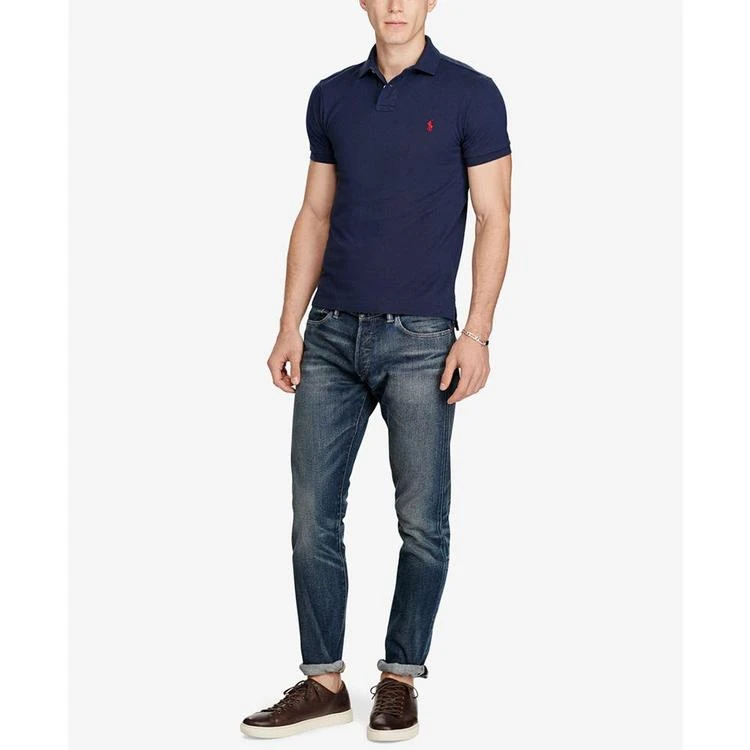 商品Ralph Lauren|拉夫·劳伦 Men's Polo, Core Solid Classic Fit Mesh Polo,价格¥639,第5张图片详细描述