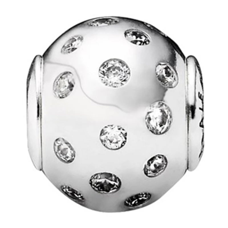 商品[国内直发] PANDORA|PANDORA 银色女士串珠 796020CZ,价格¥200,第1张图片