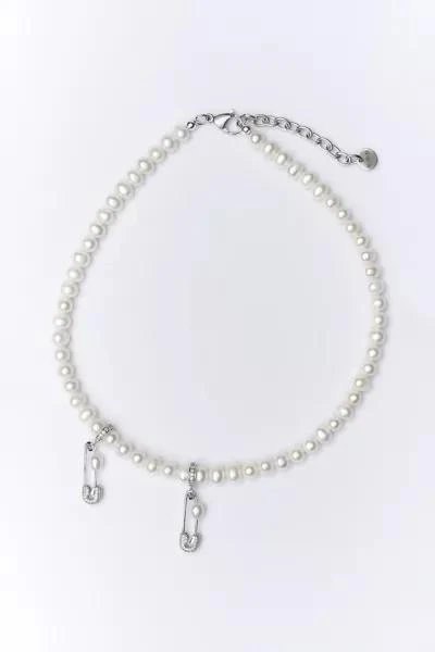 商品RIMOR JEWELRY|RIMOR Double Pin Through My Pearl Necklace,价格¥856,第1张图片