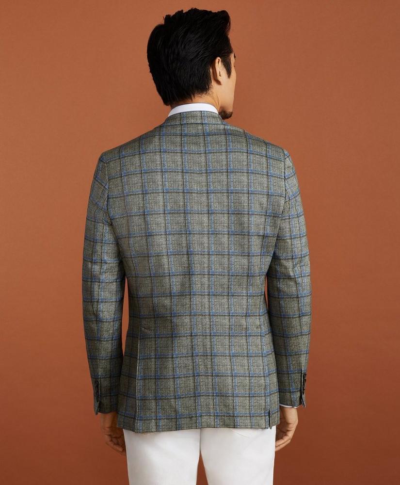 Golden Fleece® Linen-Cotton Plaid Sport Coat商品第4张图片规格展示