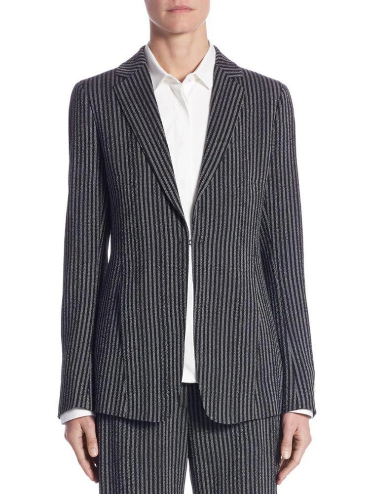 商品Akris|Vertical Striped Blazer,价格¥2797,第1张图片