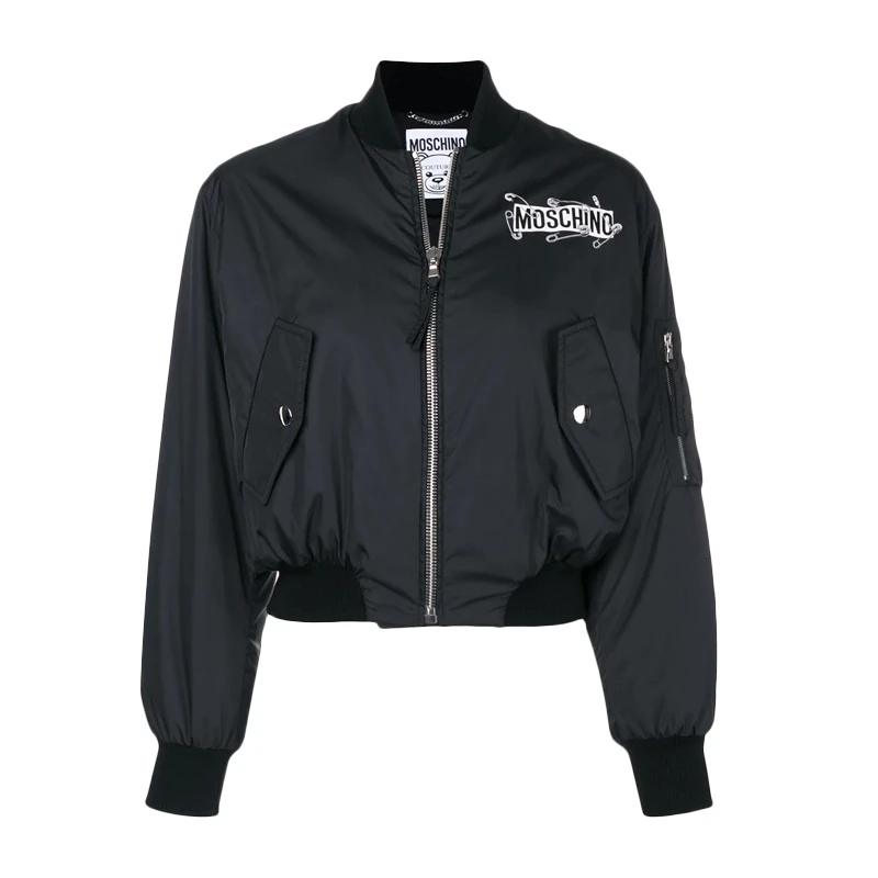 商品[国内直发] Moschino|MOSCHINO 黑色女士夹克 EV0525-5515-1555,价格¥4412,第1张图片