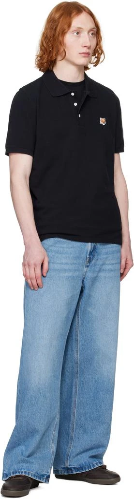 商品Maison Kitsune|Black Fox Head Patch Regular Polo,价格¥646,第4张图片详细描述