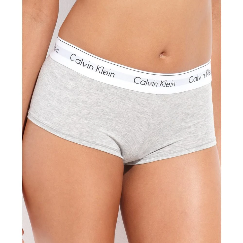 商品Calvin Klein|Modern Cotton Logo Boyshort 印 logo棉底裤,价格¥99,第1张图片