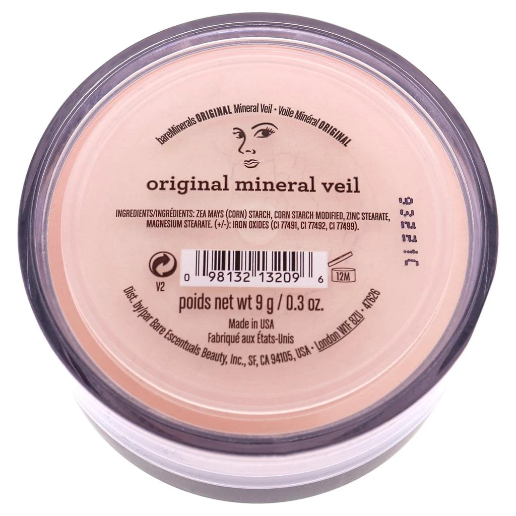 商品BareMinerals|Mineral Veil Finishing Powder by bareMinerals for Women - 0.3 oz Powder,价格¥185,第2张图片详细描述