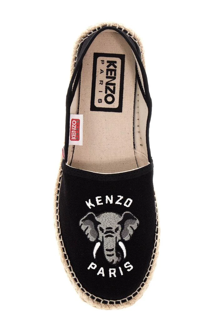 商品Kenzo|Canvas Espadrilles With Logo Embroidery,价格¥1094,第2张图片详细描述