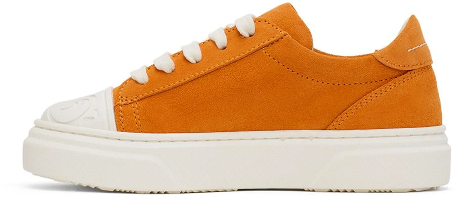 商品MAISON MARGIELA|Kids Orange Lace-Up Sneakers,价格¥1180,第3张图片详细描述