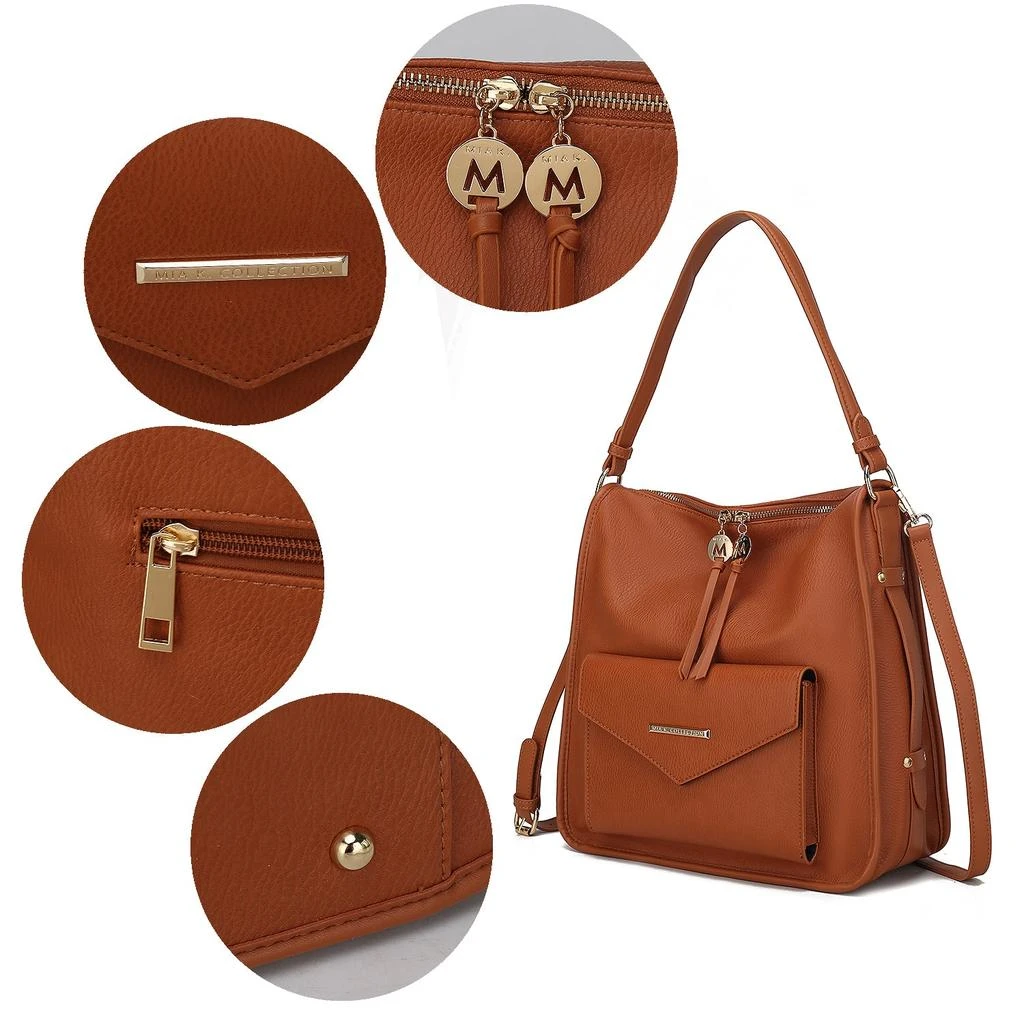 Vanya Vegan Leather Shoulder Handbag 商品