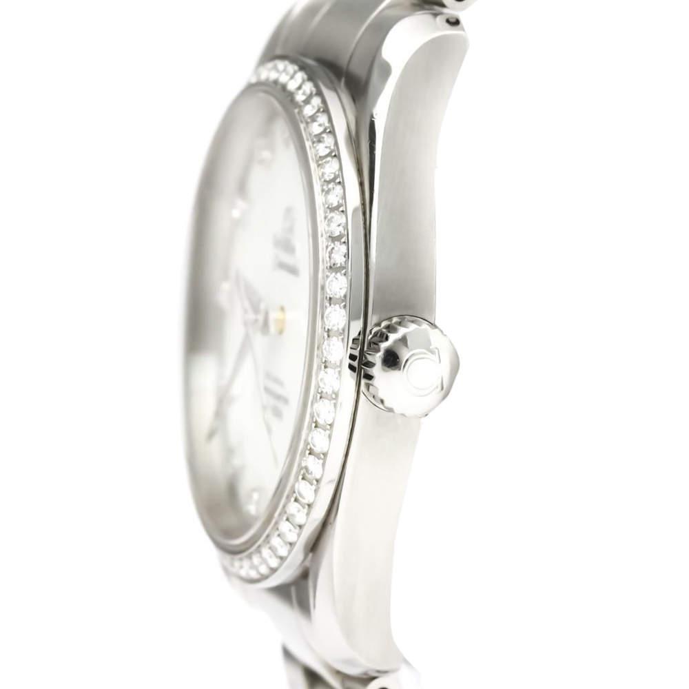 Omega MOP Diamonds Stainless Steel Seamaster Aqua Terra Co-Axial 2509.75 Men's Wristwatch 36 MM商品第6张图片规格展示