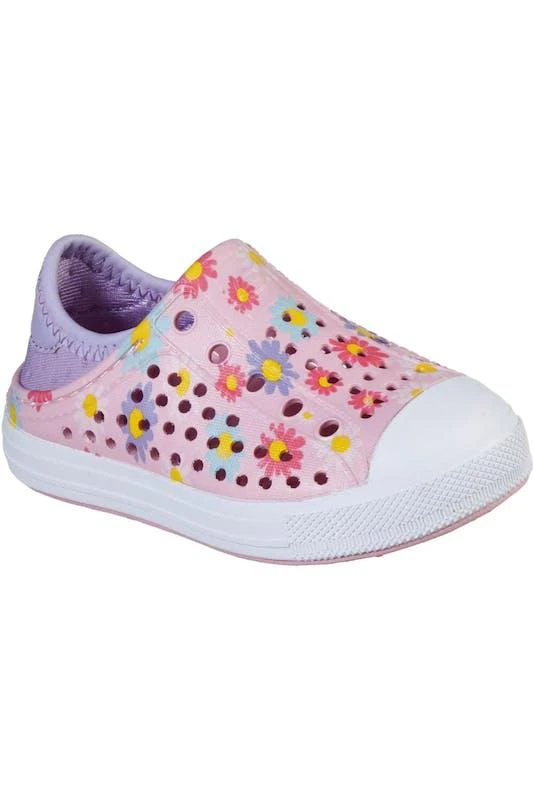 商品SKECHERS|Skechers Childrens/Kids Guzman Steps Daisy Clogs (Pink/Purple) Pink/Purple,价格¥269,第1张图片